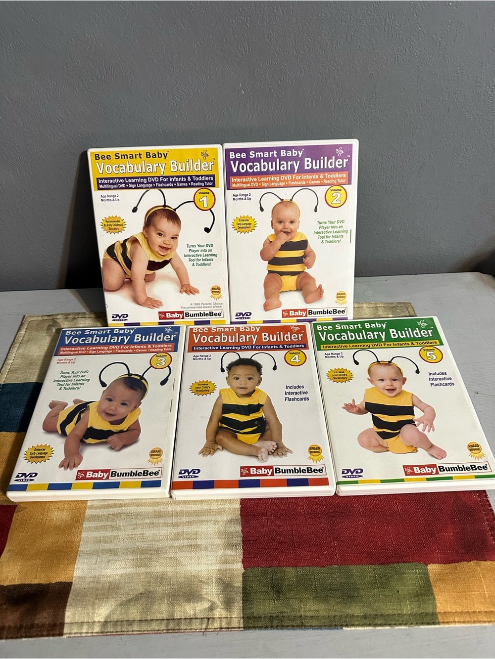 Kids Vocabulary Builder DVD Set - baby Bumblebee learning dvd